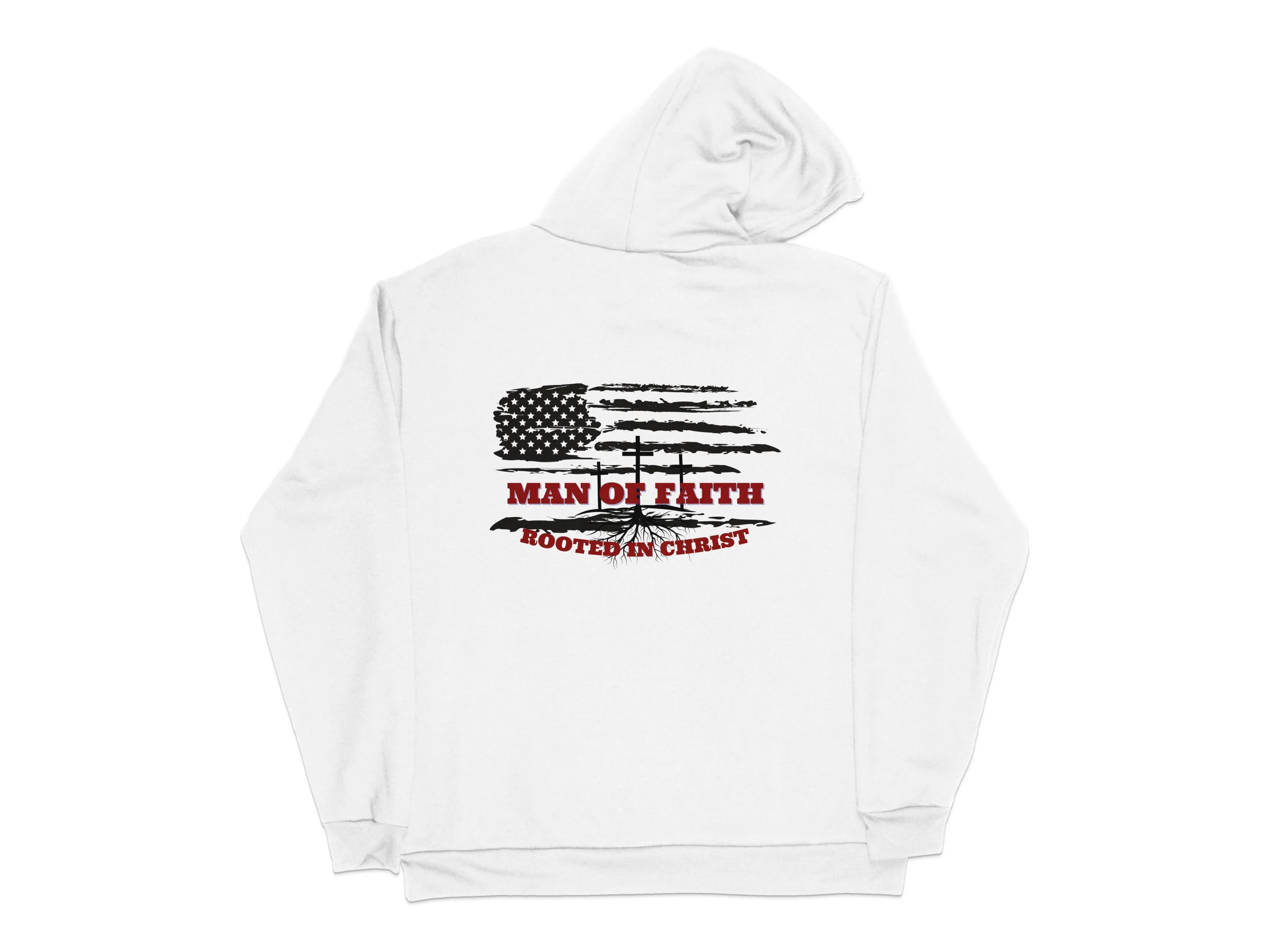 American Flag Man Of Faith Rooted In Christ Print Ready DTF Transfers | SKU: PAT011 - Image 4