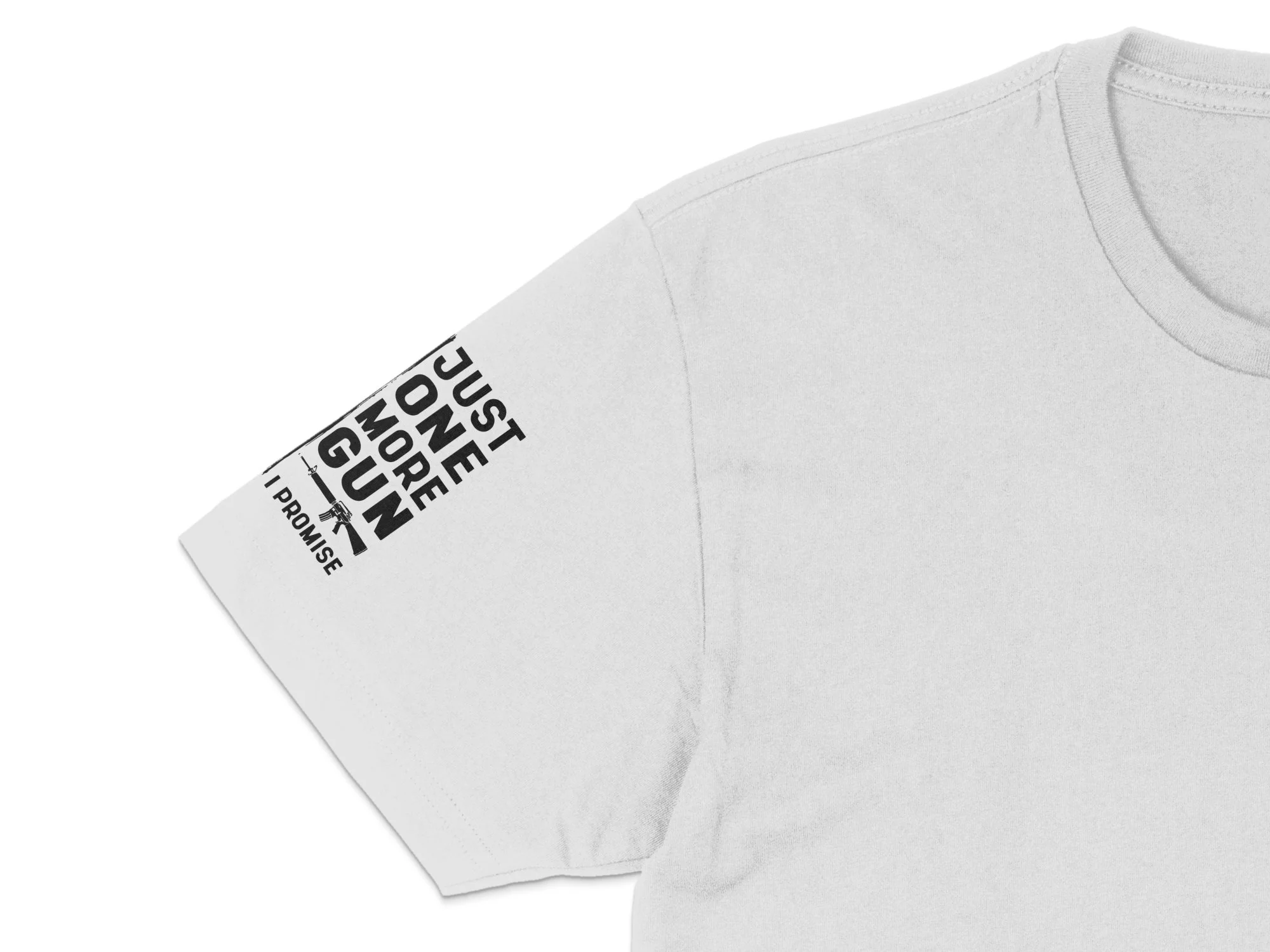 Distressed Flag Just One More Gun I Promise Print Ready DTF Transfers | SKU: MEN041 - Image 5