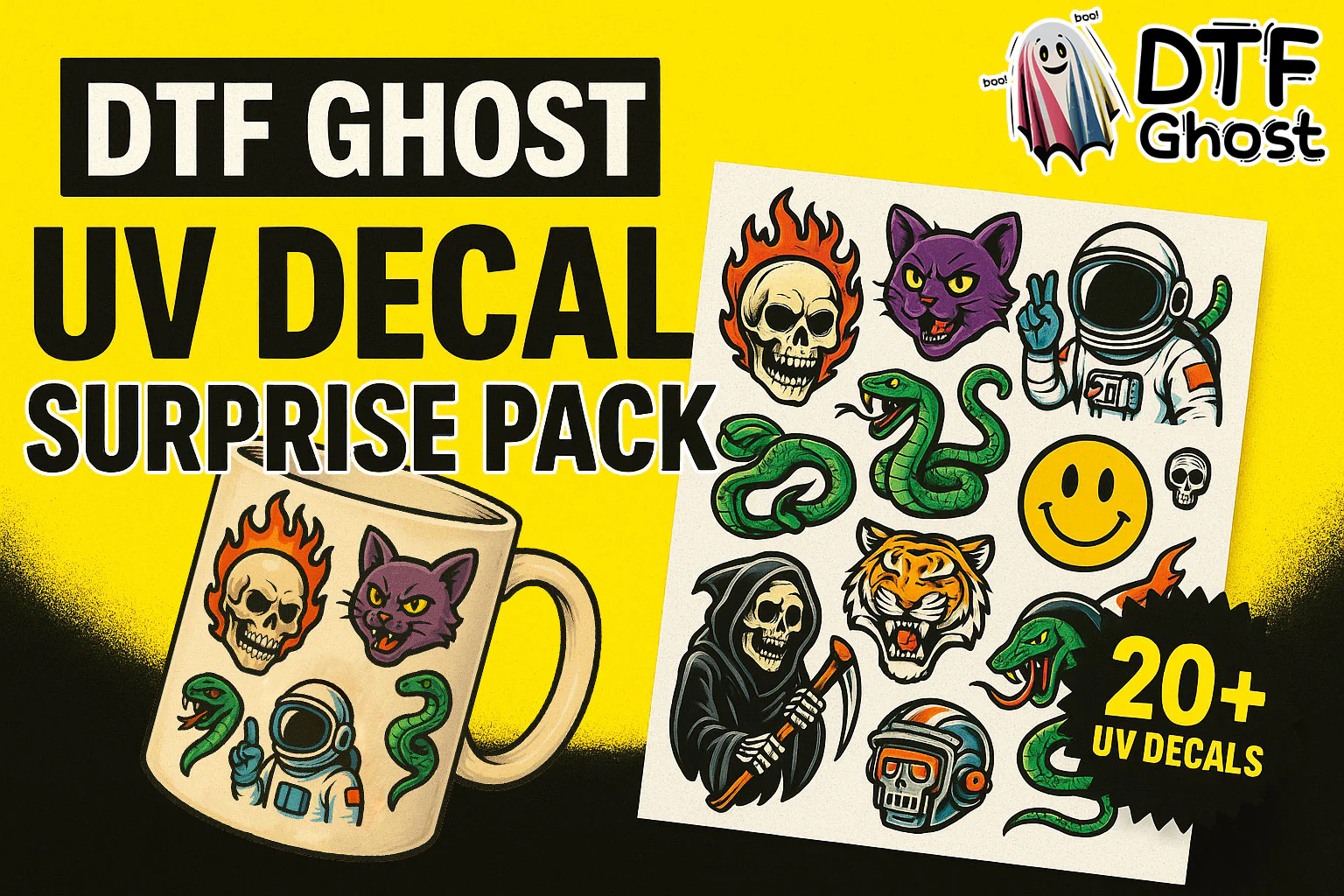DTF Ghost UV Decal Surprise Pack! - Image 3