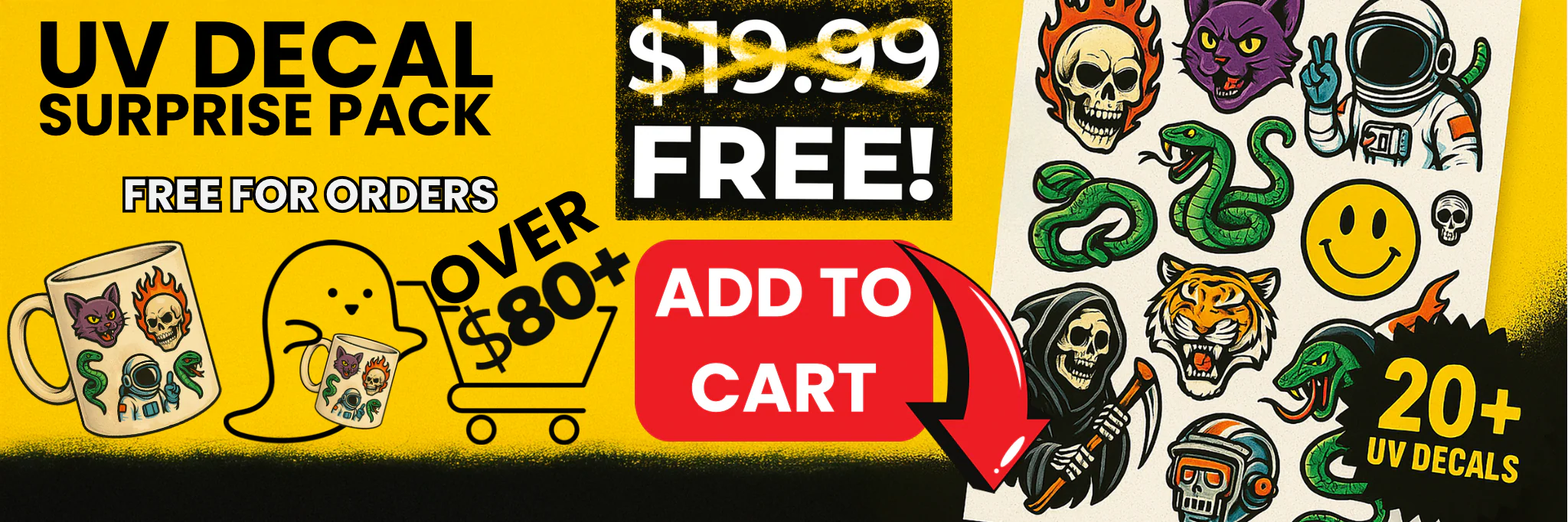 DTF Ghost UV Decal Surprise Pack! - Image 5