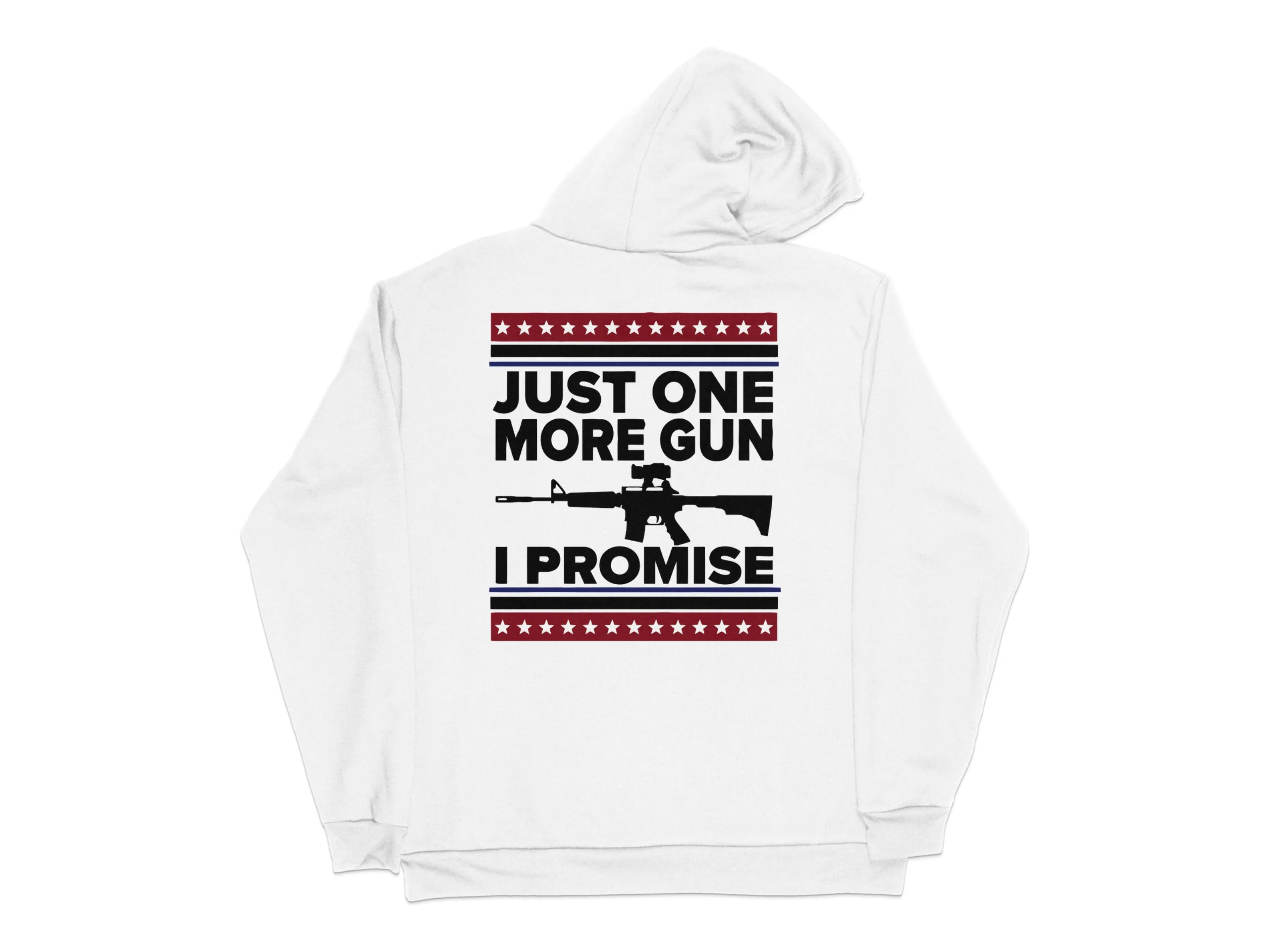JUST ONE MORE GUN I PROMISE Graphic Design Print Ready DTF Transfers | SKU: MEN025 - Image 7
