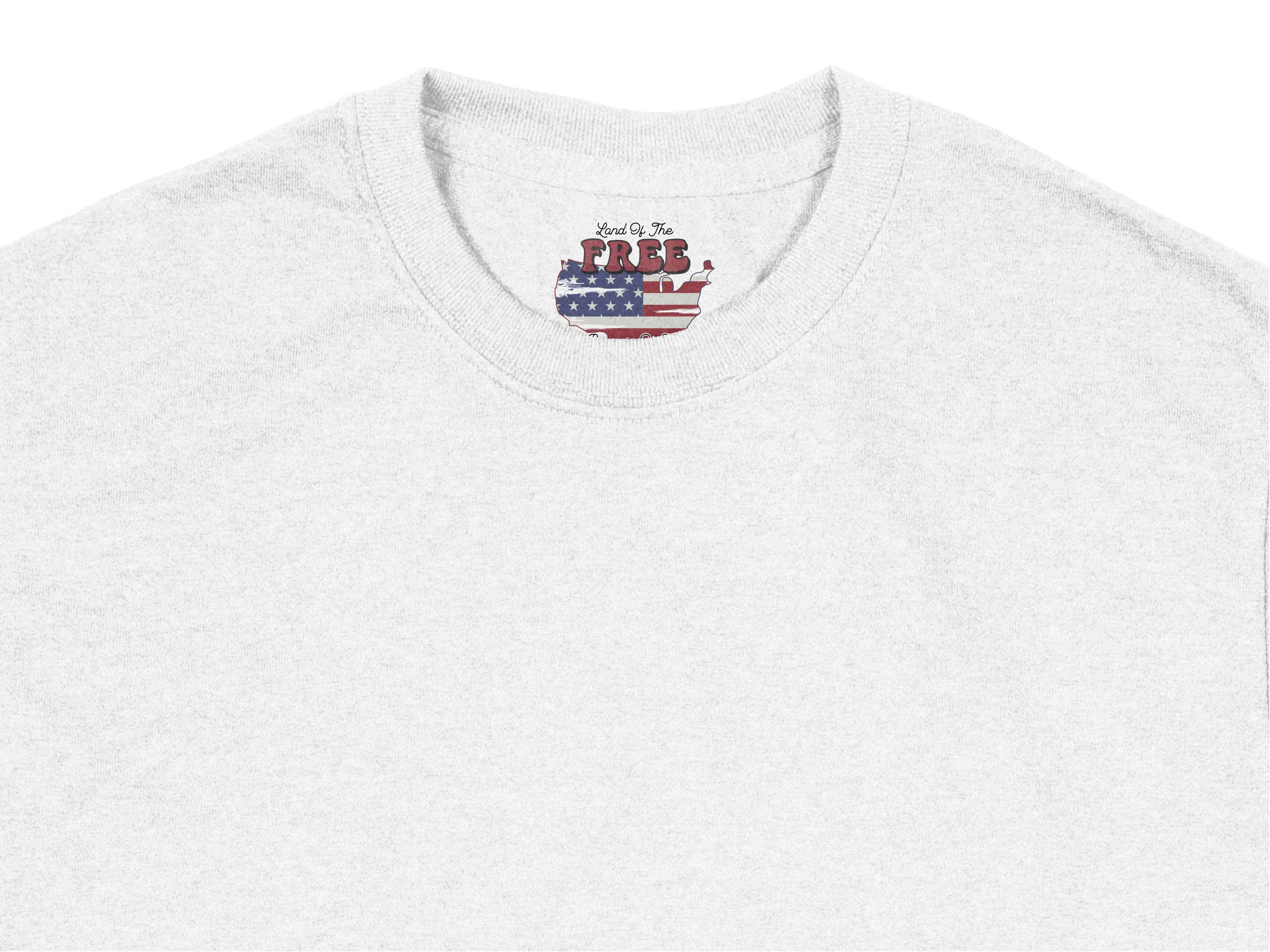 Land of The Free Because Of The Brave American Flag Print Ready DTF Transfers | SKU: PAT039 - Image 6