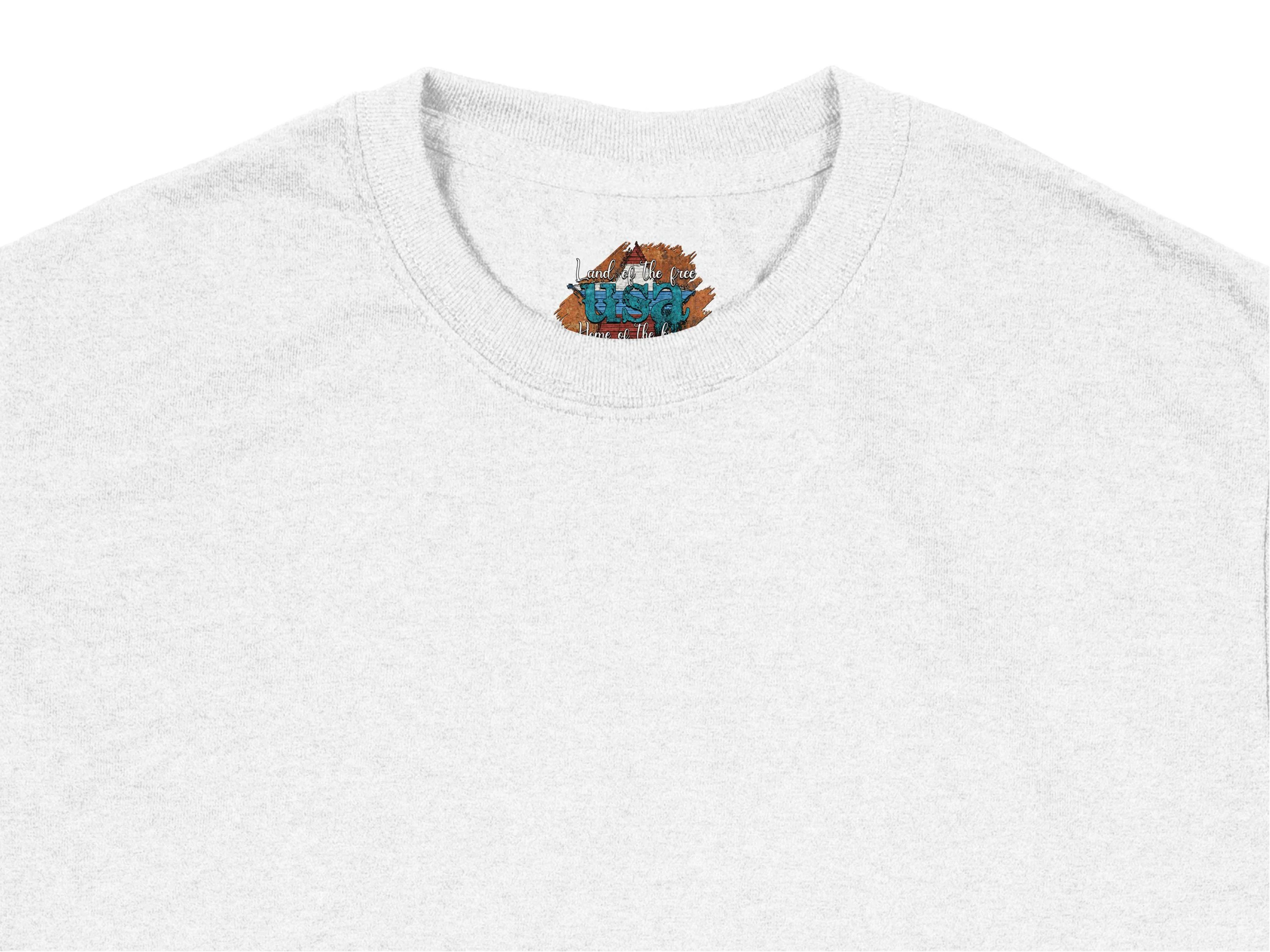 Land Of The Free Home Of Brave Patriotic USA Design Print Ready DTF Transfers | SKU: PAT032 - Image 6