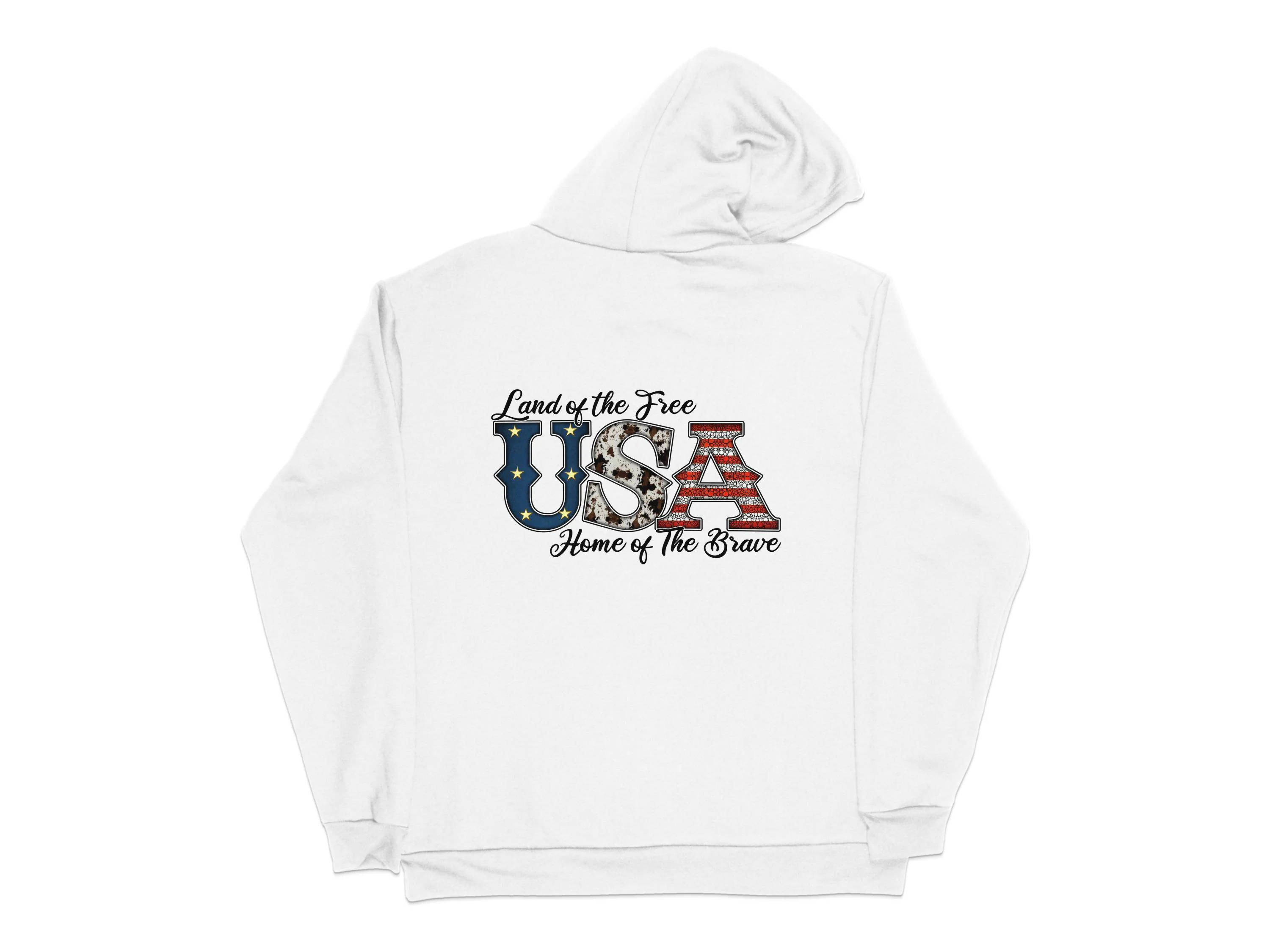 Land of the Free Home of the Brave USA Graphic Print Ready DTF Transfers | SKU: PAT008 - Image 4
