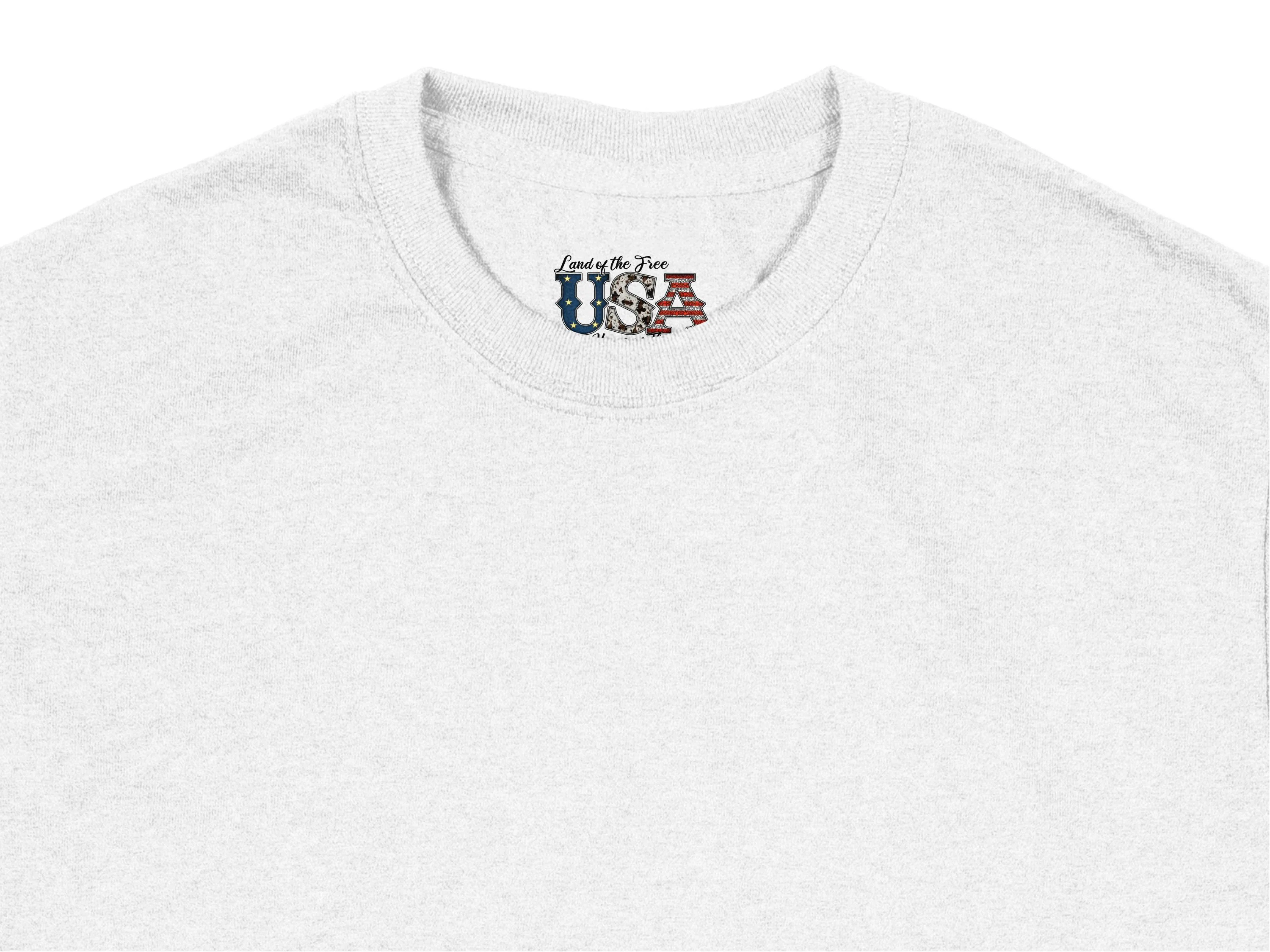Land of the Free Home of the Brave USA Graphic Print Ready DTF Transfers | SKU: PAT008 - Image 6