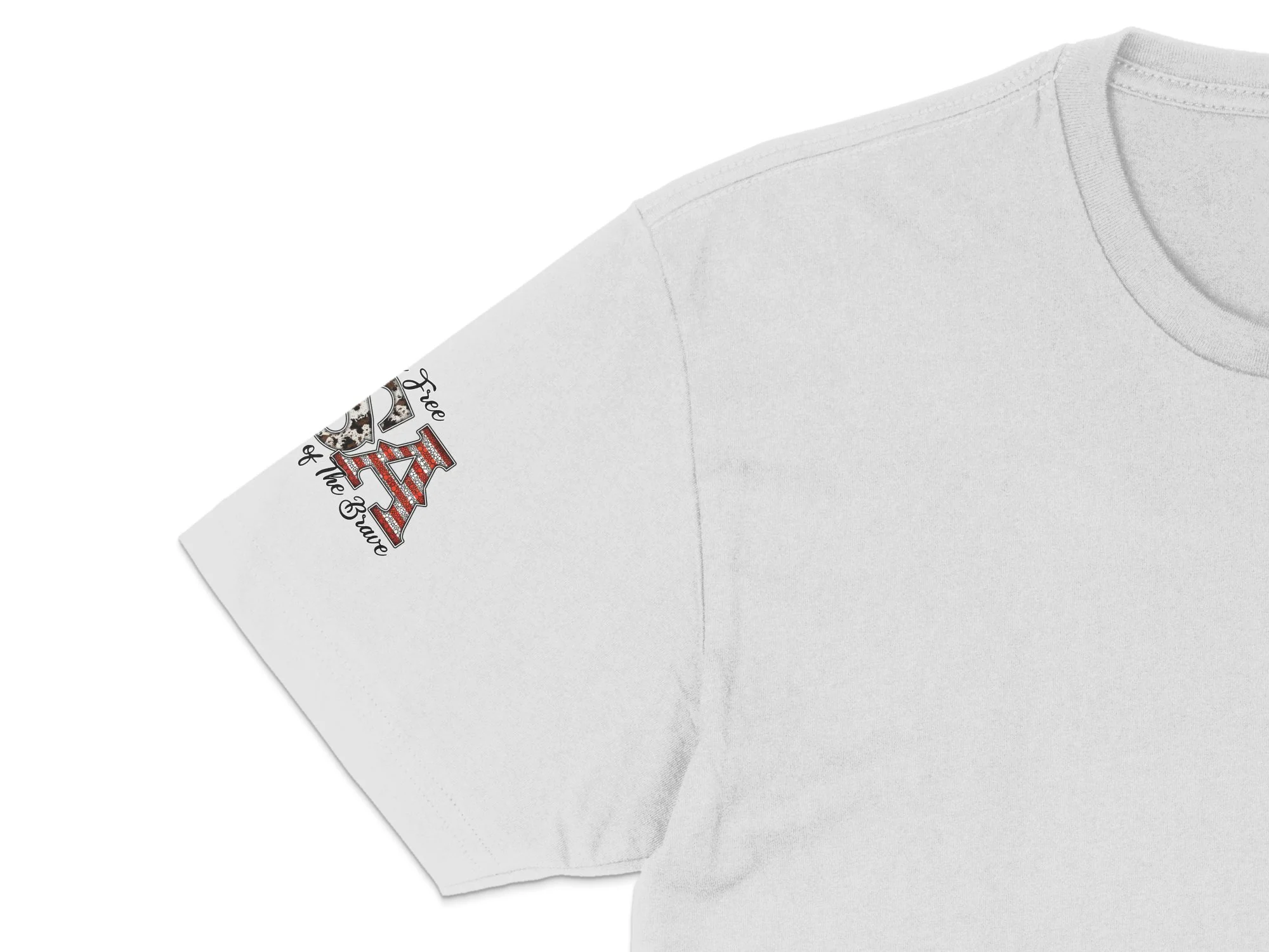 Land of the Free Home of the Brave USA Graphic Print Ready DTF Transfers | SKU: PAT008 - Image 7