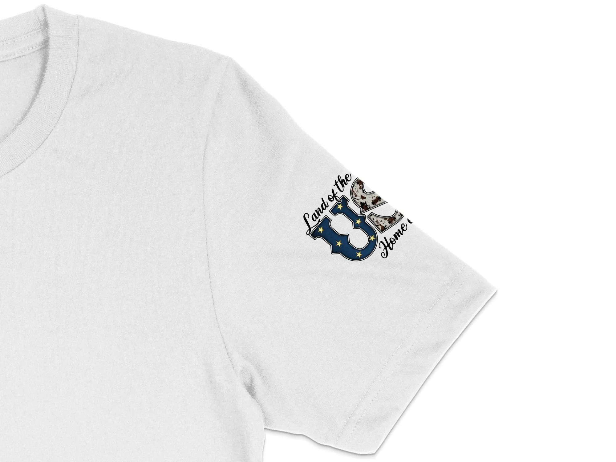 Land of the Free Home of the Brave USA Graphic Print Ready DTF Transfers | SKU: PAT008 - Image 8