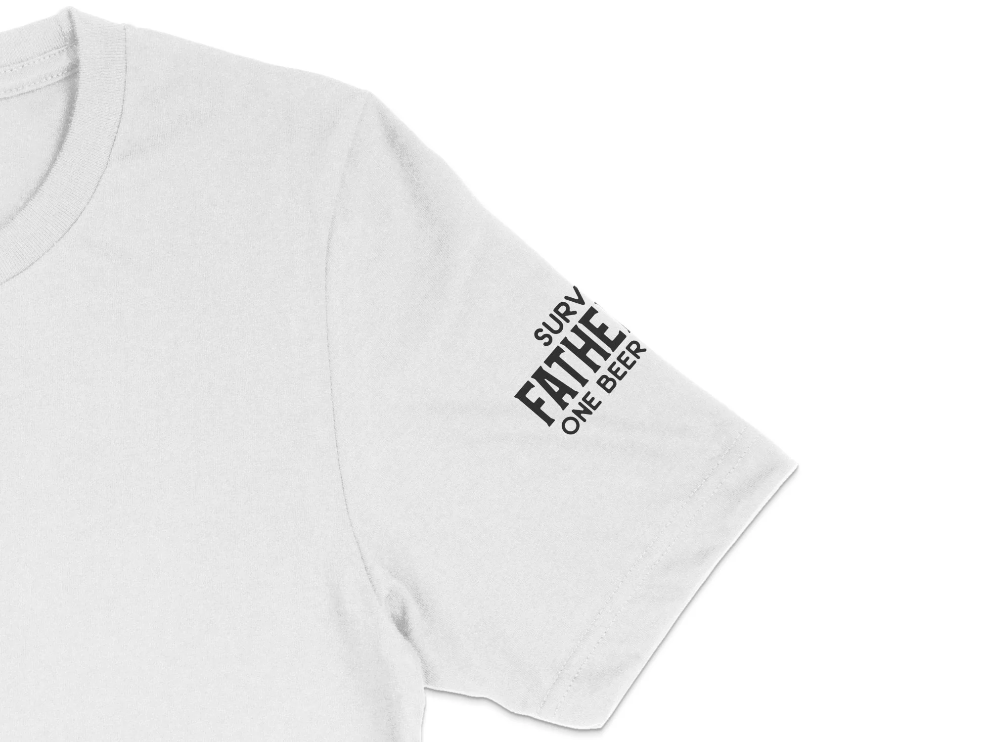 Surviving Fatherhood One Beer at a Time Funny Image Print Ready DTF Transfers | SKU: MEN050 - Image 6